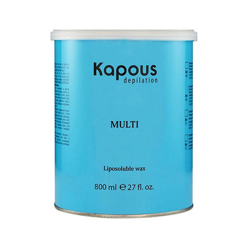 KAPOUS, Жирорастворимый воск Gold в банке Depilation, 800 мл