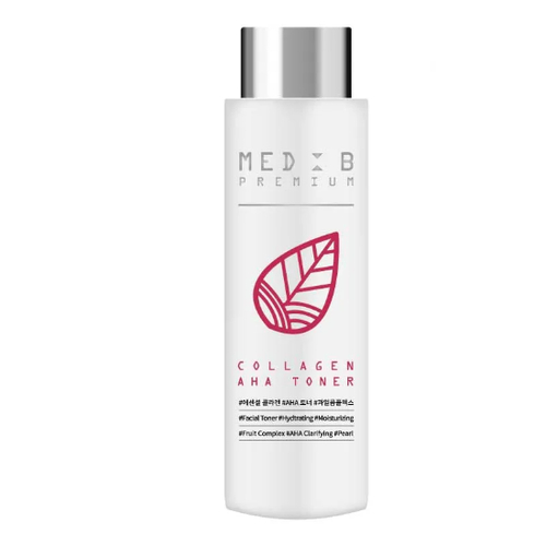 MEDB, Увлажняющий тонер для лица с коллагеном и AHA-кислотами Premium Collagen AHA Toner, 250 мл