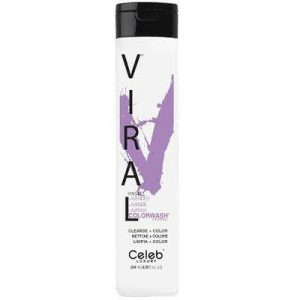 CELEB LUXURY, Шампунь для яркости цвета Viral Shampoo пастельная лаванда, 244 мл