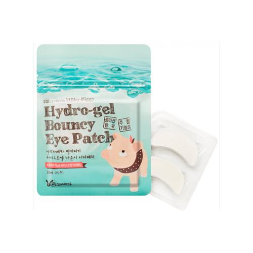 ELIZAVECCA, Набор патчей для глаз с жемчугом и гиалуроновой кислотой Hydro-gel Bouncy Eye Patch