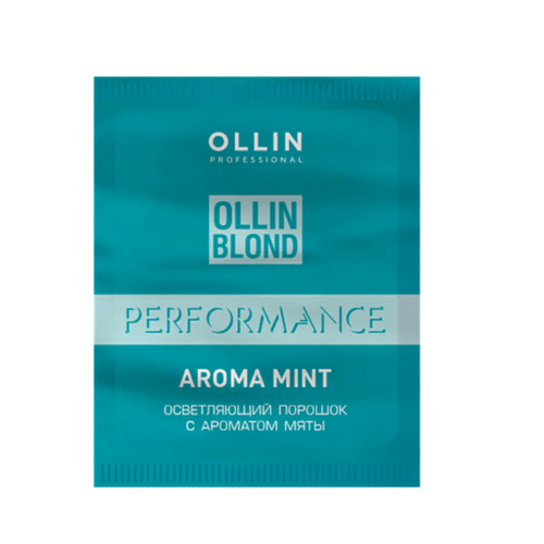 OLLIN, Осветляющий порошок с ароматом мяты Blond Performance, 30 г