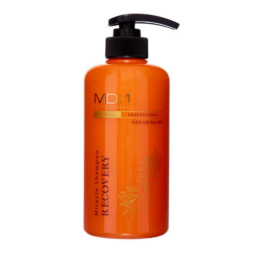 Восстанавливающий шампунь для волос с маслом арганы MD-1 Hair Therapy Miracle Recovery, 500 мл