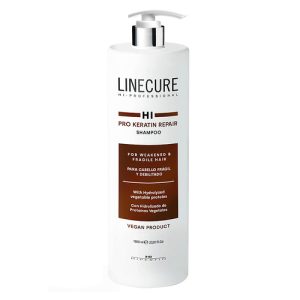 HIPERTIN, Шампунь для волос восстанавливающий LINECURE Pro Keratin Repair (vegan), 1000 мл