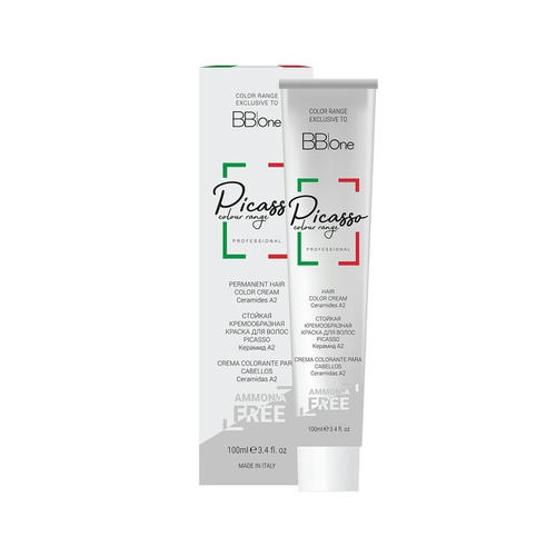 BB ONE, Крем-краска для волос без аммиака Picasso Colour Range JOLLY ROSE CAPPUCCINO, 100 мл — изображение 2