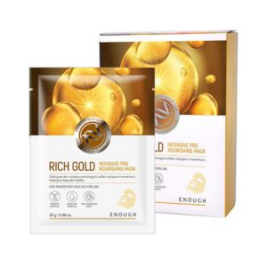 ENOUGH, Тканевая маска с золотом Premium Rich Gold Intensive Pro Nourishing mask, 10 шт
