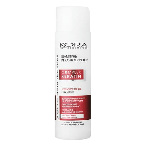 KORA, Шампунь реконструктор Complex Keratin, 250 мл