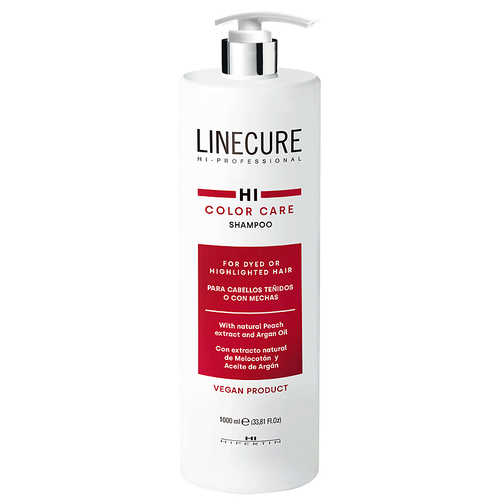 HIPERTIN, Шампунь для сохранения цвета окрашенных волос LINECURE Color (vegan), 1000 мл