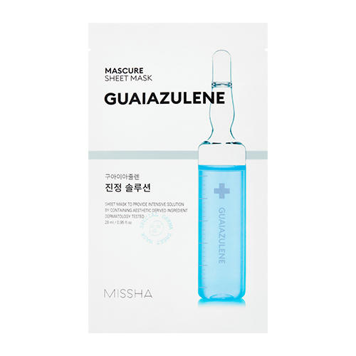 Missha Увлажняющая маска Mascure Успокаивающая тканевая маска с раствором