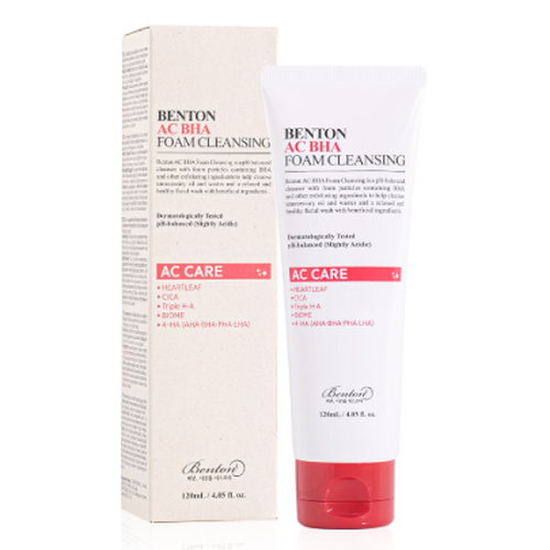 Benton Пенка для проблемной кожи AC BHA Form Cleansing 120 мл
