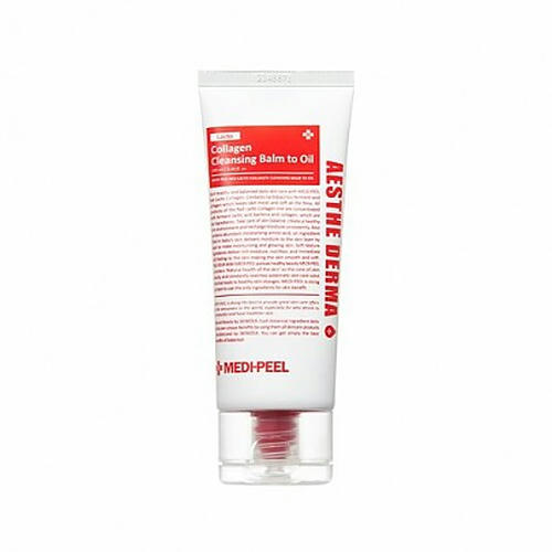 MEDI-PEEL Нежный бальзам для снятия макияжа в тубе Red Lacto Collagen Cleansing Balm To Oil 100мл