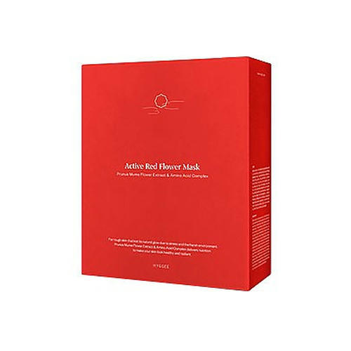 HYGGEE Тканевая маска Active Red Flower Mask 10шт — изображение 2