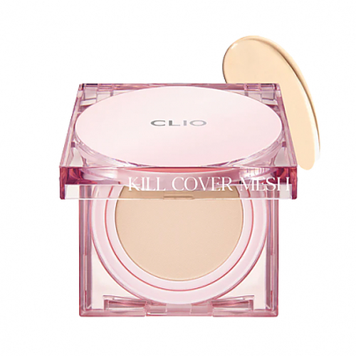 CLIO Сияющий кушон Kill Cover Mesh Glow Cushion (15gX2ea) (3 оттенок) рефил есть