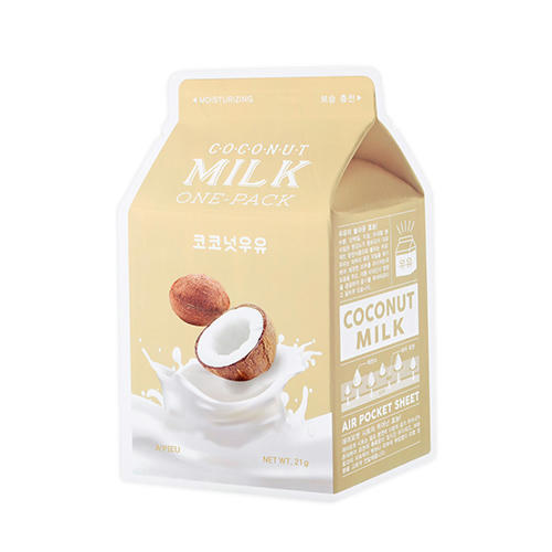 A'PIEU Молочная маска с экстрактом кокоса Milk One Pack Coconut Milk