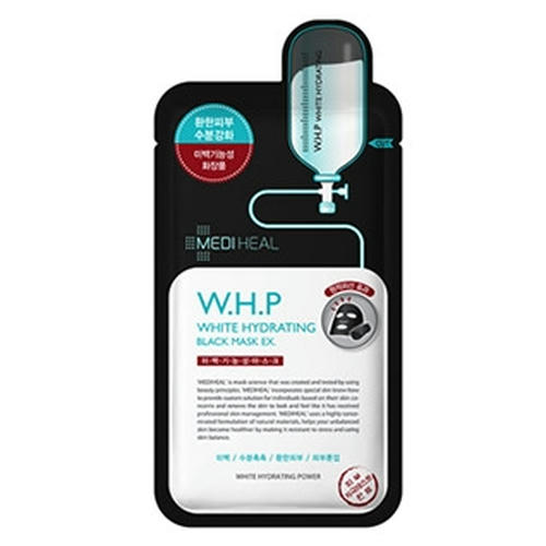 Mediheal Осветляющая тканевая маска W.H.P White Hydrating Black Mask EX.