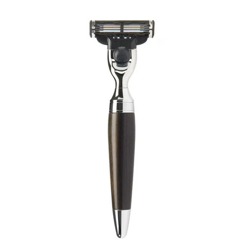 Бритва MUEHLE STYLO, Mach3, африканское черное дерево