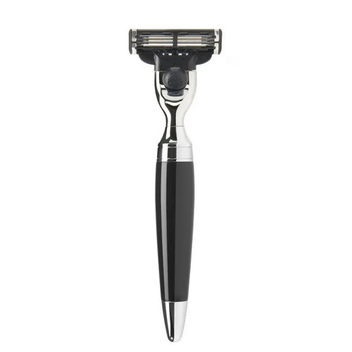 Бритва MUEHLE STYLO, Mach3, черная смола