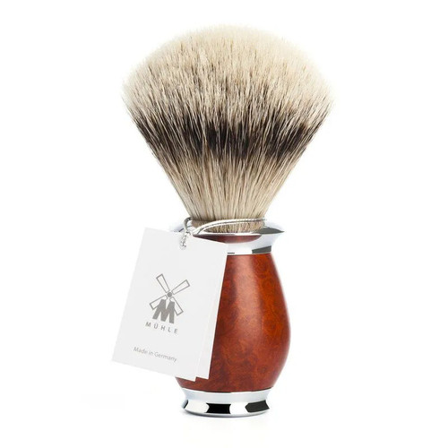 Помазок MUEHLE PURIST, барсучий ворс высшей категории Silvertip, бриар — изображение 2