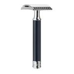 Т-образная бритва MUEHLE TRADITIONAL, черная смола, open comb