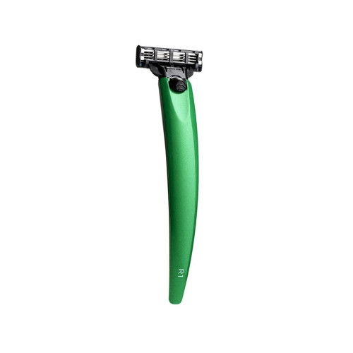 Бритва Bolin Webb R1, зеленый металлик, Gillette Mach3 — изображение 2