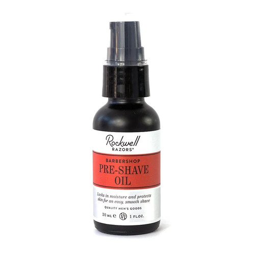 Pre-shave масло для бритья Rockwell, аромат кедра, нероли и кожи, 30 мл