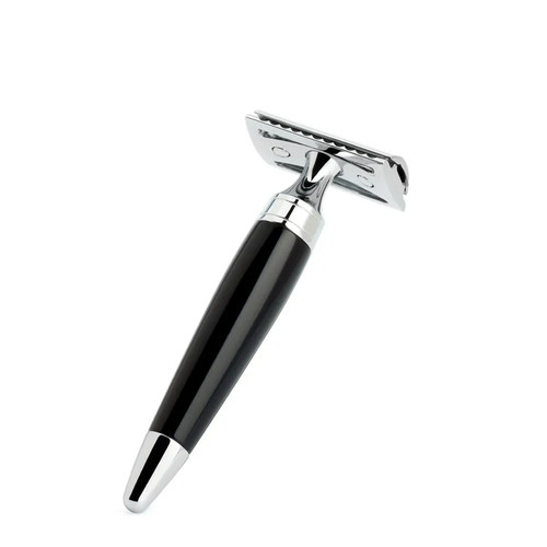 Т-образная бритва MUEHLE STYLO, черная смола — изображение 2