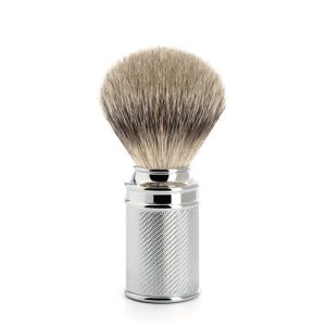 Помазок MUEHLE TRADITIONAL, барсучий ворс высшей категории Silvertip, хром