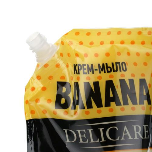 Жидкое мыло Delicare Арома "Банан" дой-пак 500мл — изображение 3