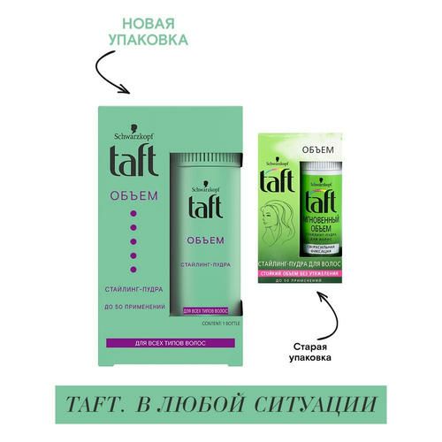 Стайлинг -пудра для укладки волос Taft мгновенный Воздушный объем Сверхсильная фиксация (4) 10г — изображение 5