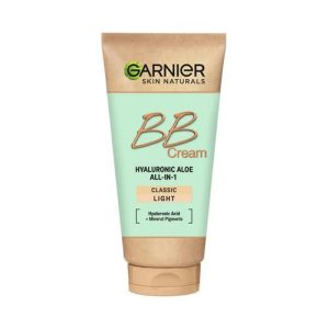 Увлажняющий BB крем для лица Garnier Гиалуроновый Алоэ-Уход 5 в 1 светло-бежевый 50мл