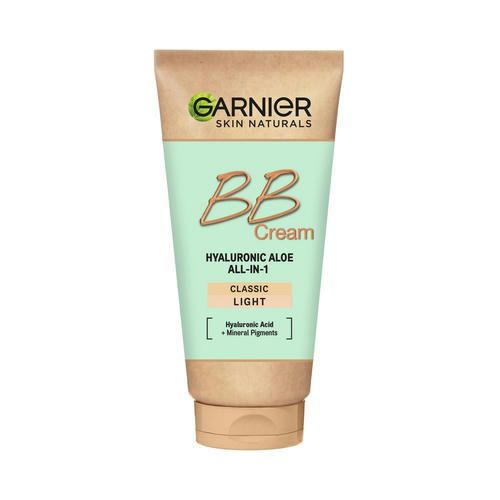 Увлажняющий BB крем для лица Garnier Гиалуроновый Алоэ-Уход 5 в 1 светло-бежевый 50мл