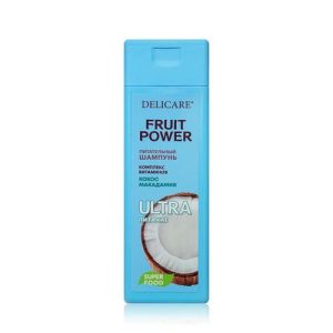 Шампунь для волос Delicare Fruit Power "кокос" Питание и Гладкость 280мл