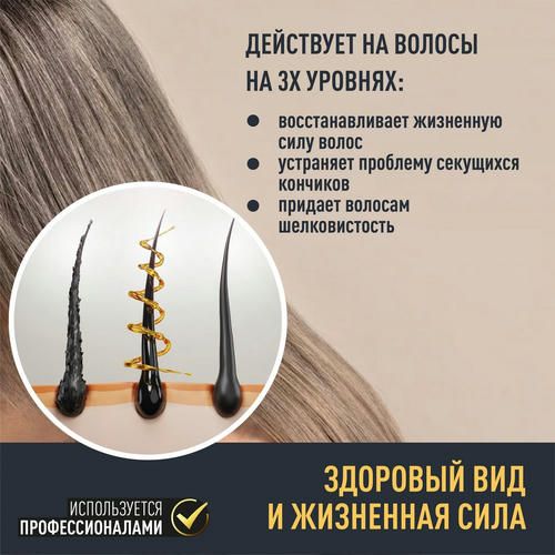Шампунь Valori Repair Therapy "Восстановление и уход" для поврежденных волос 250мл — изображение 5