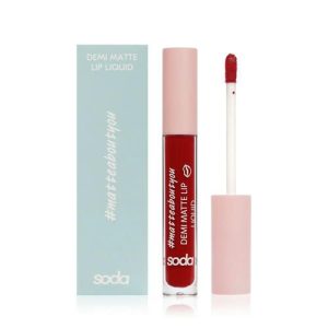 Жидкая матовая помада для губ Soda Demi Matte Lip Liquid #matteaboutyou 006, 3,5мл
