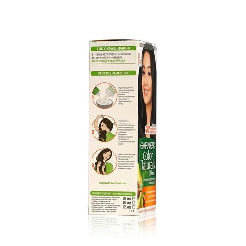 Крем - краска Garnier Color Naturals стойкая для волос 3 Темный каштан — изображение 2