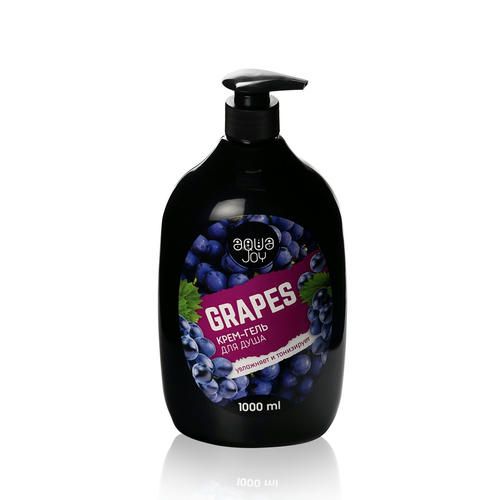 Крем - гель для душа Aqua Joy " Grapes " 1000мл