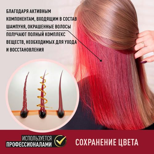 Шампунь Valori Color Power "Сохранение цвета" для окрашенных волос 250мл — изображение 5