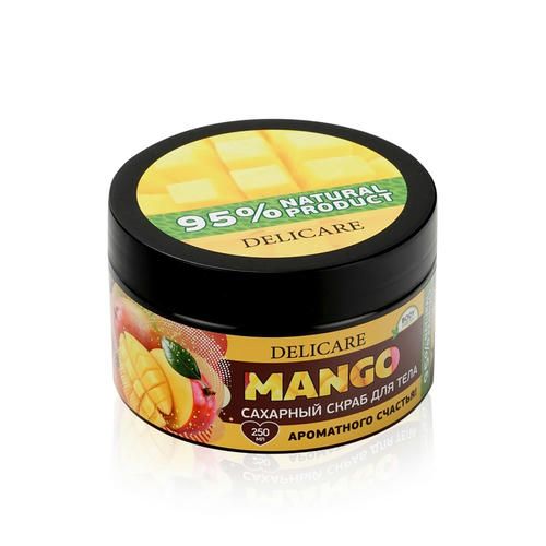 Сахарный скраб для тела Delicare Organic Secret "Кенийский манго" 250мл
