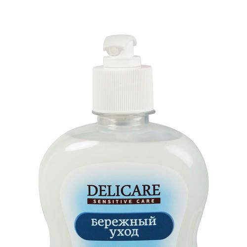 Жидкое крем - мыло для рук Delicare Sensitive Care "Бережный уход" 500мл — изображение 3