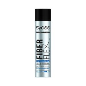 Лак для волос Syoss FiberFlex "Упругий объём" Сверхсильная фиксация (4) 400мл