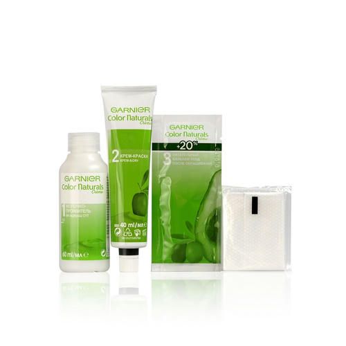 Осветляющая крем - краска Garnier Color Naturals для волос 111 Супер осветляющий платиновый блонд — изображение 4