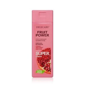 Шампунь для волос Delicare Fruit Power "укрепление и суперблеск" с экстрактом граната 280мл