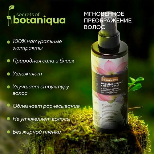 Несмываемый спрей - уход для волос Botaniqua "Энергия витаминов" 200мл — изображение 5