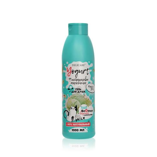Крем - гель для душа Delicare Yougurt "Фисташковое мороженое" 1000мл
