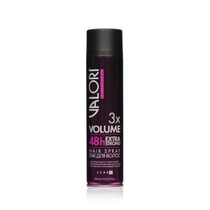 Лак для волос Valori Professional "3x Volume" экстрасильная фиксация (5) 400мл