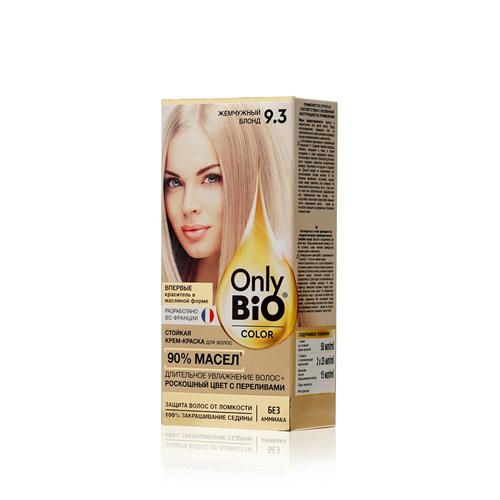 Крем - краска для волос Only Bio Color 9.3, Жемчужный Блонд, 115мл