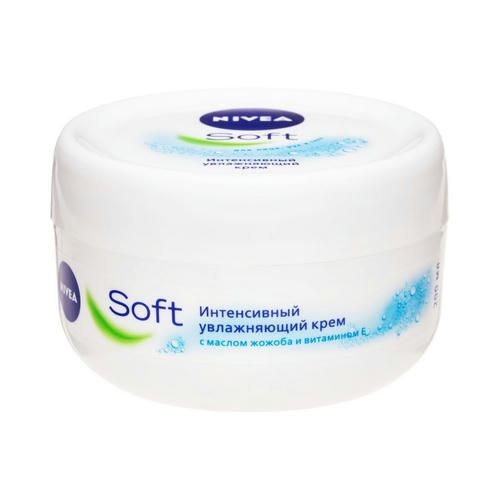 Увлажняющий крем Nivea Soft интенсивный для лица, рук и тела 200мл — изображение 2