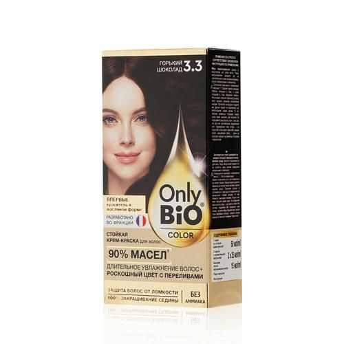Крем - краска для волос Only Bio Color 3.3, Горький шоколад, 115мл