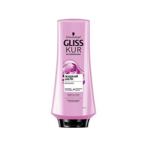 Бальзам для волос Gliss Kur Жидкий Шелк для непослушных, тусклых волос 360мл