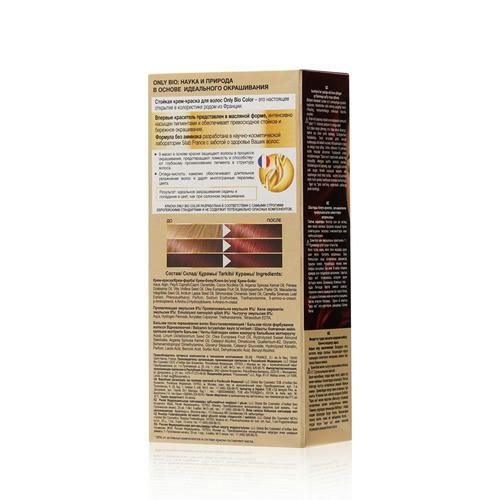 Крем - краска для волос Only Bio Color 4.5, Махагон, 115мл — изображение 2