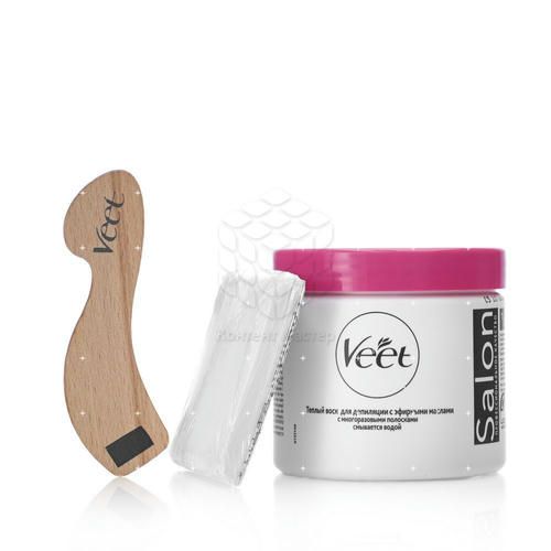 Теплый воск для депиляции Veet с эфирными маслами 250мл — изображение 2